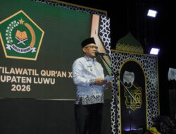 Bupati Luwu Patahudding Buka MTQ XXXIV, Tekankan Pembentukan Generasi Qur’ani