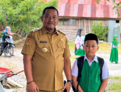 Implementasi Gerakan GAMAS, Bupati Luwu Antar Anak Langsung di Hari Pertama Sekolah
